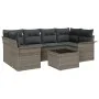 Juego de sofá de jardín de 7 piezas con cojines gris poli ratán by , Outdoor sofas - Ref: Foro24-3345259, Price: 457,60 €, Di...
