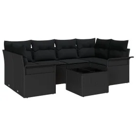 Conjunto de Sofás de Jardín de 7 piezas con