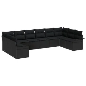 Conjunto de Sofá de Jardín de 10 Piezas con