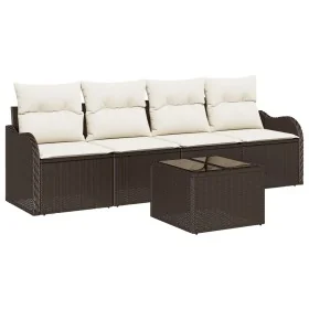 Conjunto de Sofá de Jardín de 5 Piezas con