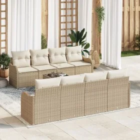 Conjunto de Sofás de Jardín de 9 Piezas con