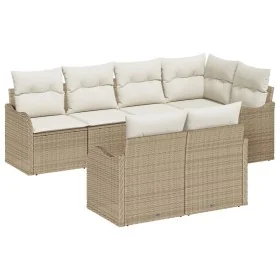 Conjunto de Sofás de Jardín de 7 Piezas con