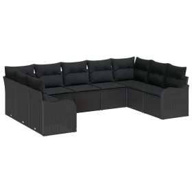 Conjunto de Sofá de Jardín de 9 Piezas con