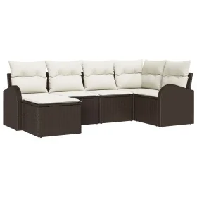 Conjunto de Sofá de Jardín de 6 Piezas con