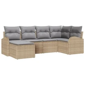 Conjunto de Sofás de Jardín de 6 Piezas con