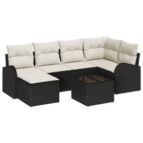 Conjunto de Sofá Jardín de 6 Piezas con Cojines Ratán Polipropileno Marrón by , Outdoor sofas - Ref: Foro24-3346117, Price: 4...