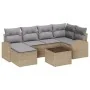 Set de Sofás de Jardín de 7 Piezas con Cojines de Ratán Sintético Negro | Foro24.es | Tu tienda online para hogar, jardín y más Foro24.es