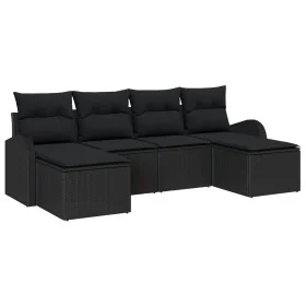 Conjunto de Sofá de Jardín de 6 Piezas con