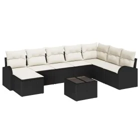 Conjunto de Sofá de Jardín de 8 Piezas con Cojines Marrón Poliratán by , Outdoor sofas - Ref: Foro24-3346167, Price: 534,93 €...