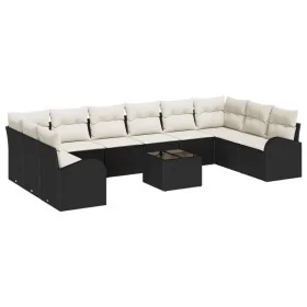 Conjunto de sofá de jardín de 10 piezas con cojines de ratán polipropileno marrón von , Outdoor-Sofas - Ref: Foro24-3346227, ...
