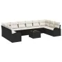 Conjunto de sofá de jardín de 10 piezas con cojines de ratán polipropileno marrón von , Outdoor-Sofas - Ref: Foro24-3346227, ...