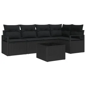 Conjunto de Sofás de Jardín de 6 Piezas con