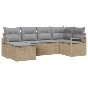 Conjunto de Sofá de Jardín de 6 Piezas con