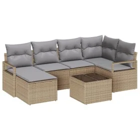 Conjunto de Sofá de Jardín de 7 Piezas con