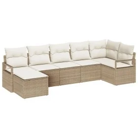 Conjunto de Sofás de Jardín de 7 Piezas con