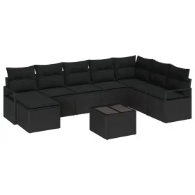 Conjunto de Sofá de Jardín de 9 Piezas con