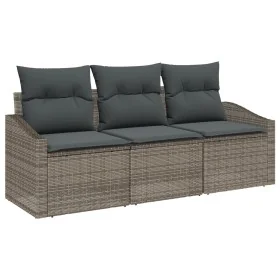 Conjunto de Sofá de Jardín de 3 Piezas con