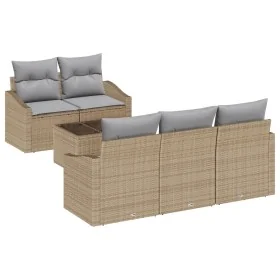 Conjunto de Sofá de Jardín de 6 Piezas con