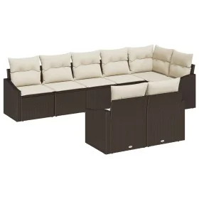 Conjunto de sofá de jardín de 8 piezas con