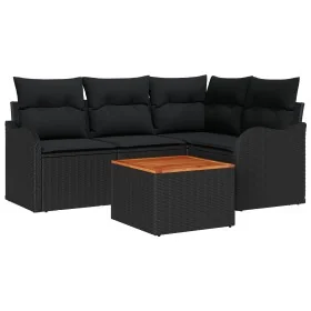 Conjunto de Sofá de Jardín de 5 Piezas con