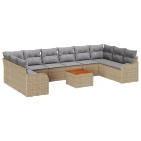 Conjunto de Sofá de Jardín de 11 Piezas con