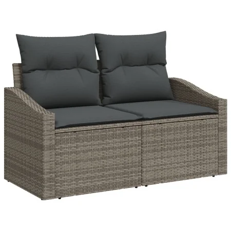 Juego de Sofá de Jardín de 8 Piezas con Cojines de Rattan Gris | Foro24.es | Tu tienda online para hogar, jardín y más Foro24.es