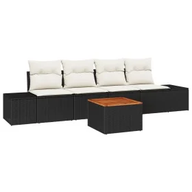 Conjunto de Sofá de Jardín de 5 Piezas con