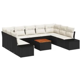 Conjunto de Sofá de Jardín de 10 Piezas con
