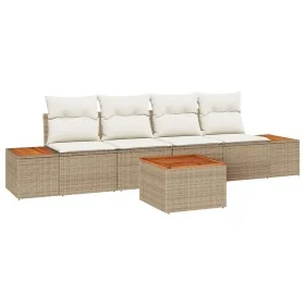 Conjunto de Sofás de Jardín de 5 Piezas con