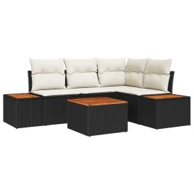 Conjunto de Sofá de Jardín de 5 Piezas con