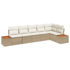Conjunto de Sofá de Jardín de 6 Piezas con