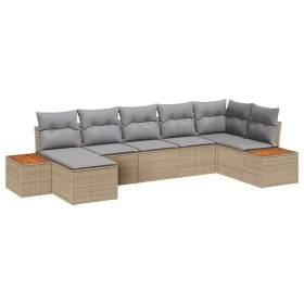 Conjunto de Sofá de Jardín de 7 Piezas con