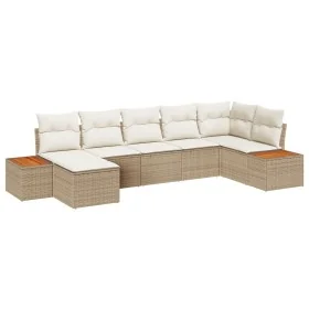 Conjunto de Sofá de Jardín de 7 Piezas con