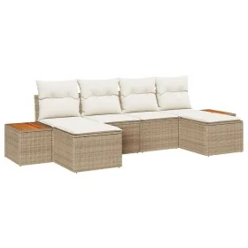 Conjunto de Sofás de Jardín de 6 Piezas con