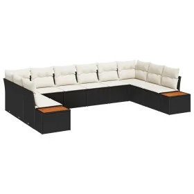 Conjunto de Sofá de Jardín de 10 Piezas con