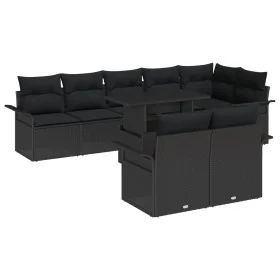 Conjunto de Sofá de Jardín de 9 Piezas con
