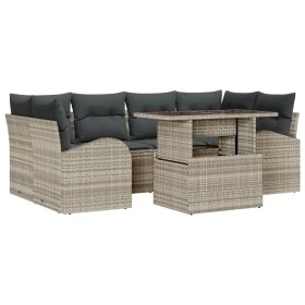 Comprar Set de Sofá de Jardín de 7 Piezas con