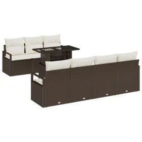 Conjunto de Sofás de Jardín de 8 Piezas con