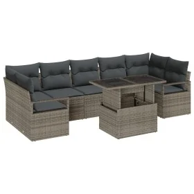 Conjunto de Sofás de Jardín de 8 piezas con