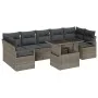 Conjunto de Sofás de Jardín de 8 piezas con Cojines Gris Ratán, Sofá de Jardín de 2 asientos con Cojines Gris Ratán | Foro24.es | Tu tienda online para hogar, jardín y más Foro24.es