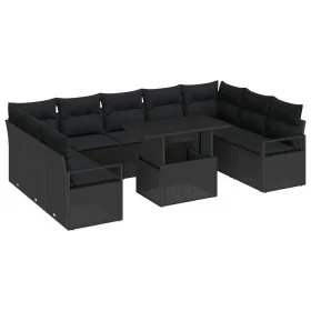 Conjunto de Sofá de Jardín de 10 Piezas con