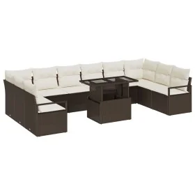 Conjunto de Sofá de Jardín de 11 Piezas con