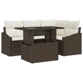 Conjunto de Sofá de Jardín de 5 piezas con