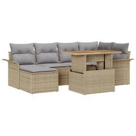 Conjunto de Comedor de Jardín de 7 Piezas con