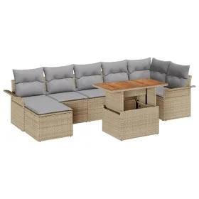 Juego de Comedor de Jardín de 8 Piezas con