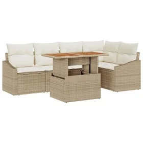 Conjunto de Comedor de Jardín de 6 Piezas con