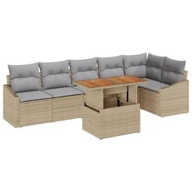 Conjunto de Comedor de Jardín de 7 Piezas con