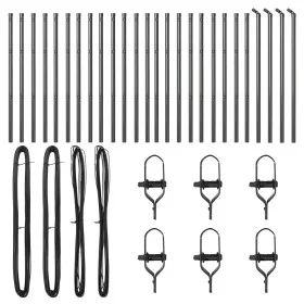 Poste de Cerca 26 pcs Gris Ø32 mm 120 cm Acero Galvanizado de , Postes de cerca - Ref: Foro24-3350133, Precio: 148,48 €, Desc...
