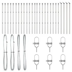 Postes de valla 26 pcs Ø32 mm 120 cm Acero Galvanizado von , Zaunpfosten - Ref: Foro24-3350151, Preis: 132,35 €, Rabatt: -5%%