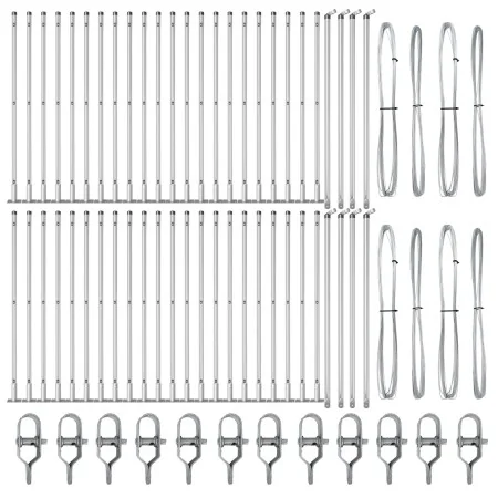 Postes de cercado con placas base 52 pcs Ø32mm 90cm de acero galvanizado de , Postes de cerca - Ref: Foro24-3350260, Precio: ...